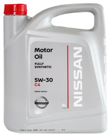 Моторное масло Nissan 5W-30, 5л (Nissan: KE90090043R)